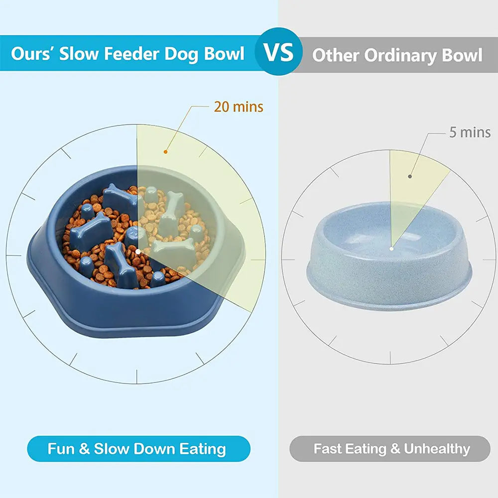 Slow Feeder Pet Bowl